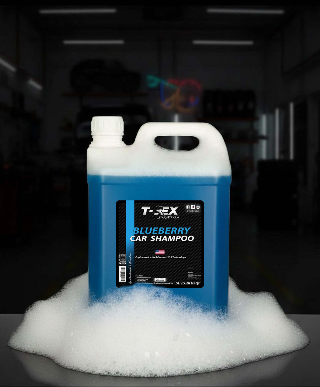 BlueBerry Car Shampoo 5L
