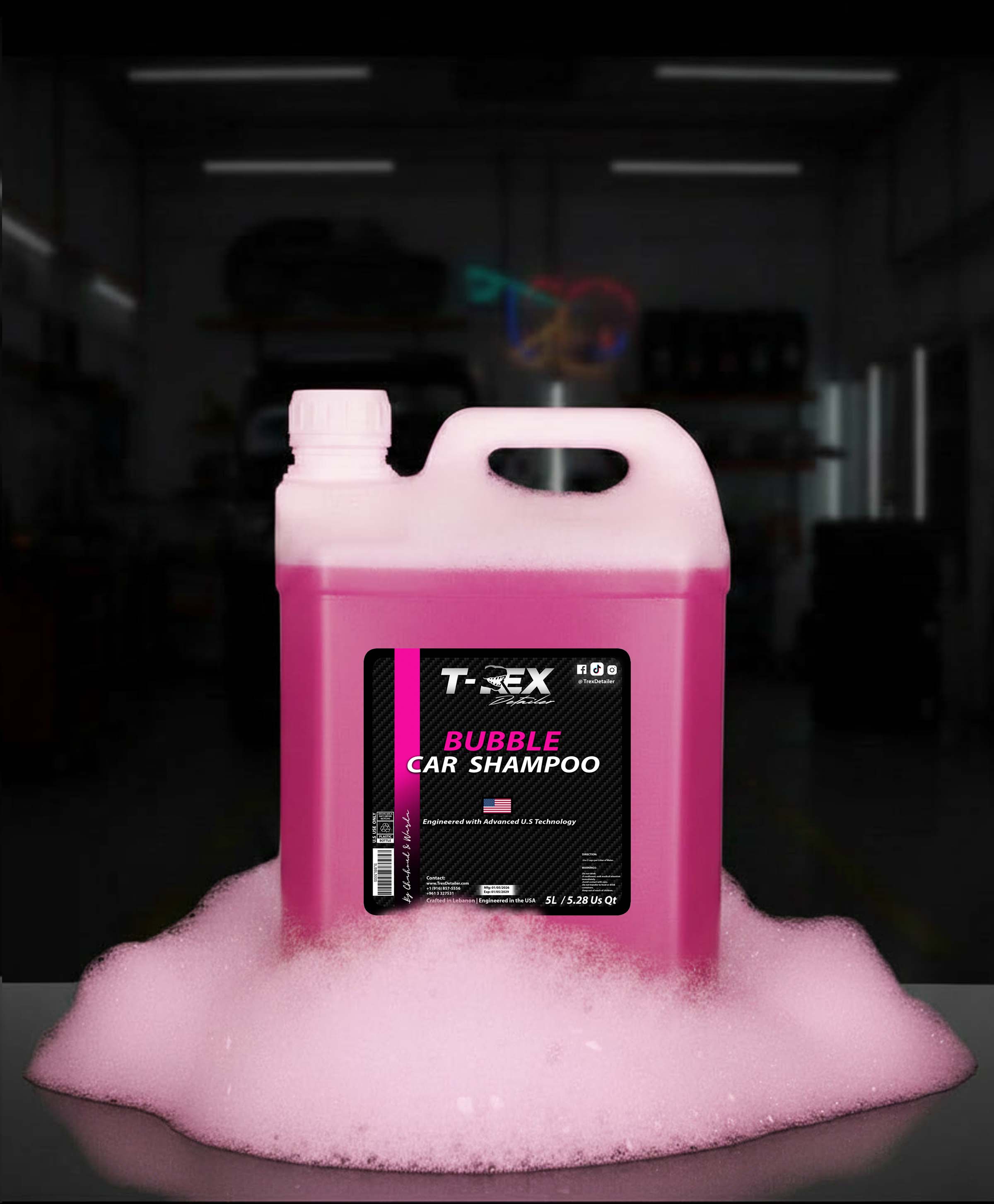Bubble Car Shampoo 5L