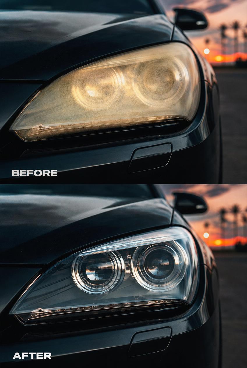 Yellow Headlight Restorer KIT