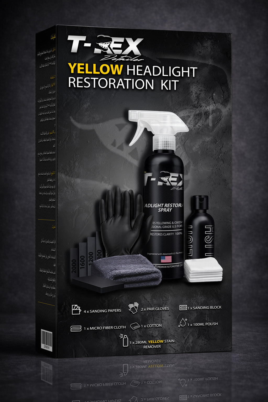 Yellow Headlight Restorer KIT