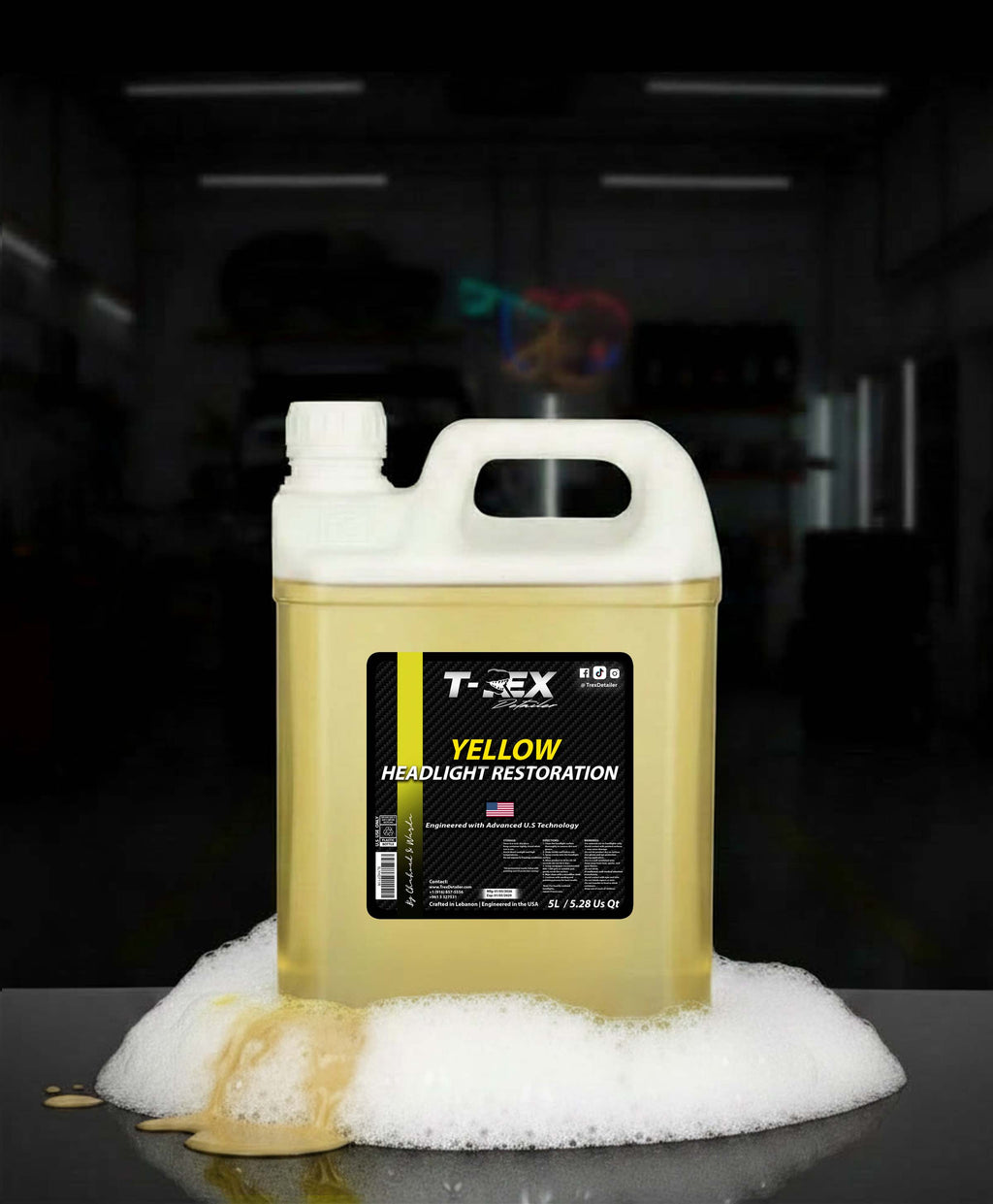 Yellow Headlight Restorer 5L